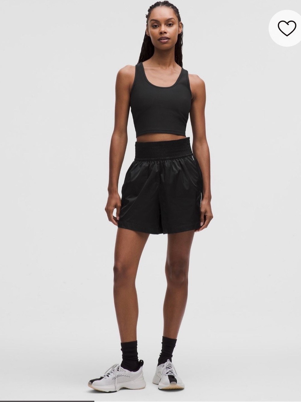 Lululemon power pivot tank 3-Pack Ribbed Racerback Crop Tops black lavender - Picture 5 of 6